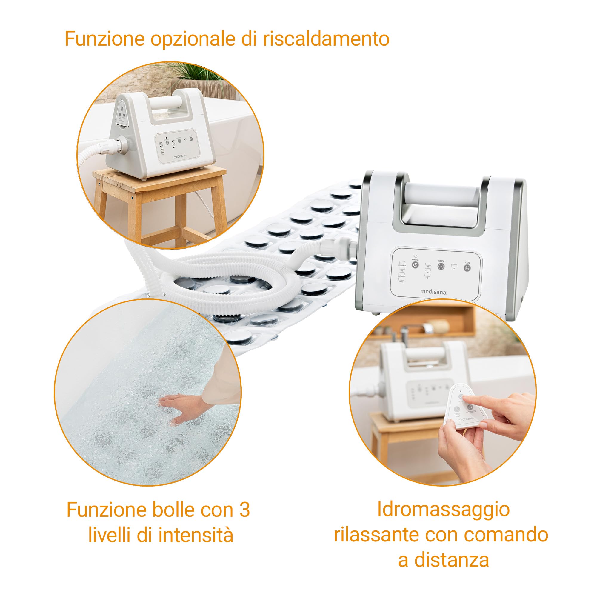 medisana BBS tappetino idromassaggio per vasca e piscina