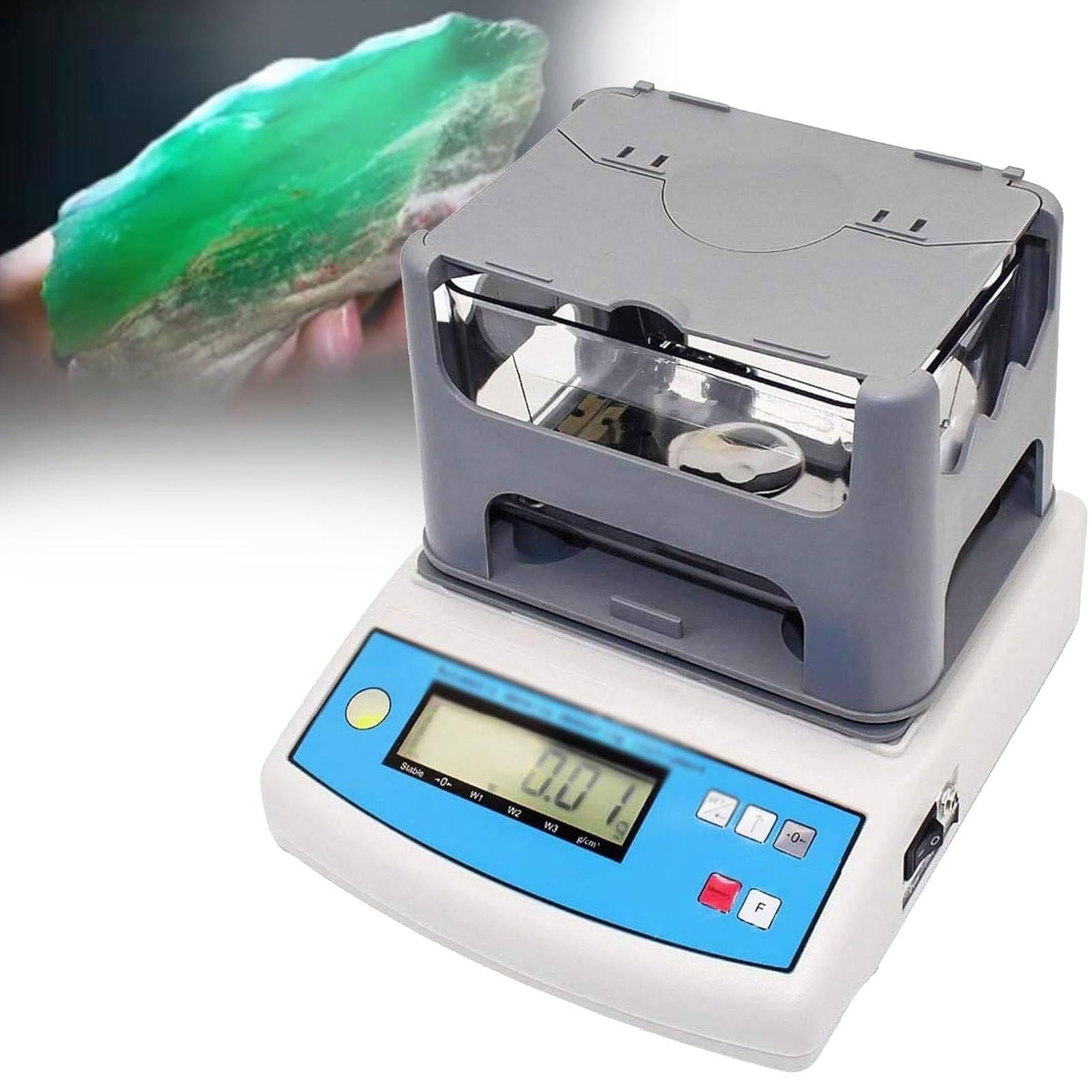 Tester złota, elektroniczny precyzyjny tester gęstości, zakres 0,01-300 g, dokładność 0,001 g/cm3, do testowania gęstości stałej, gumy, tworzywa sztucznego