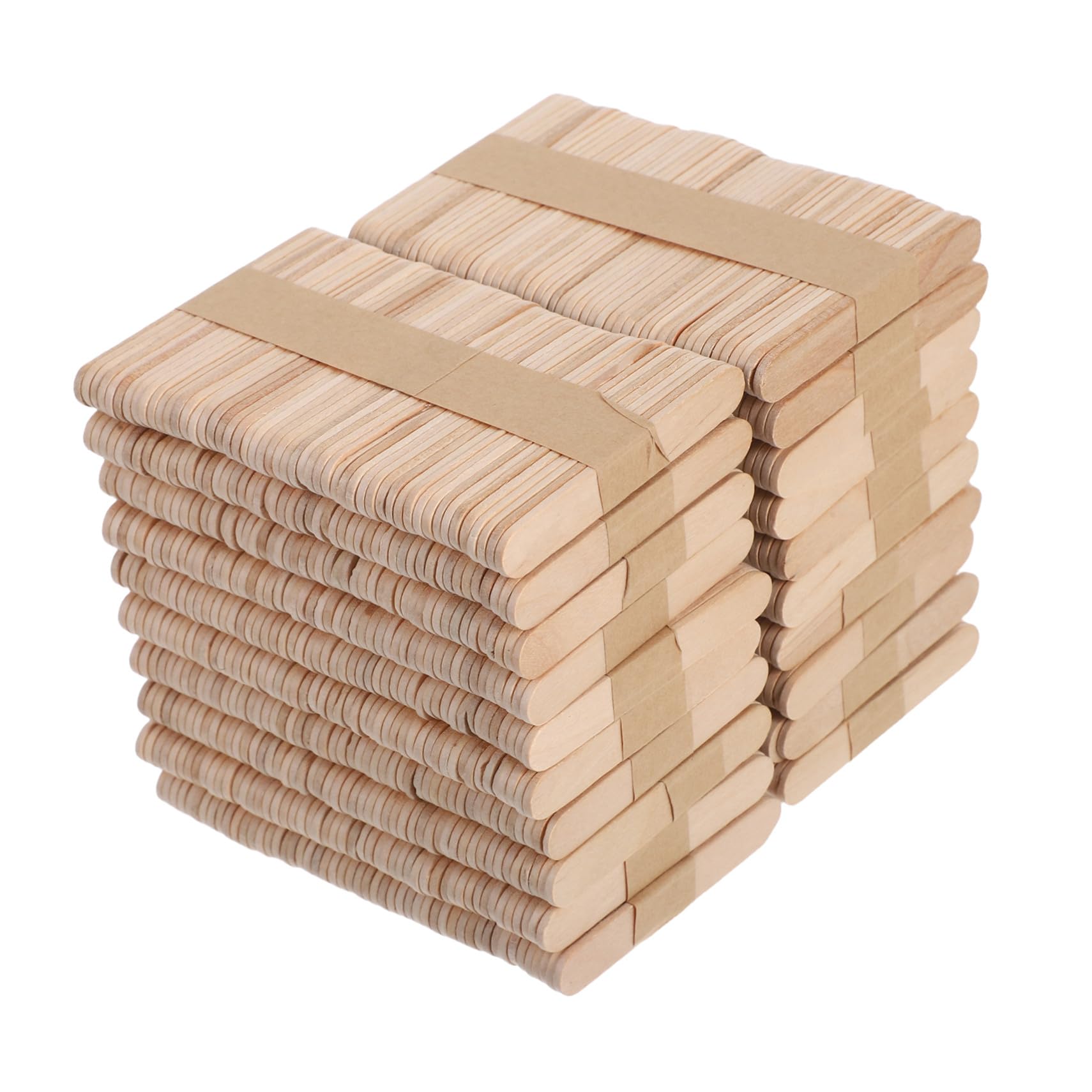 1000 Pièces Lot de Bâtonnets Bois Naturels pour Bricolage Garçon Fille Sticks Lisses sans Éclats pour Projets Artistiques Fournitures Scolaires et Activités Manuelles