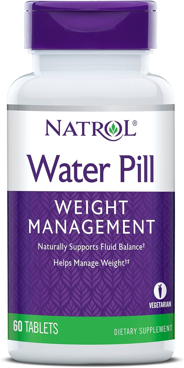 Natrol Water Pill Tablets, 60 Count : Health & Household