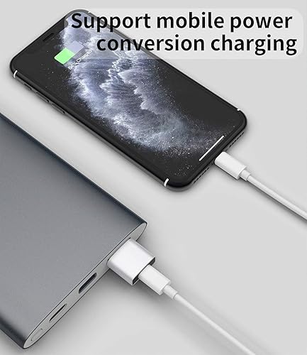 Miniatura 6 de zoyuzan Paquete de 3 adaptadores USB C a USB, convertidor de cable de carga tipo C hembra a USB macho para iPhone 11 12 Mini Pro Max Airpods iPad