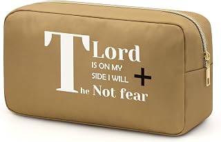 Religious Gifts for Sister Inspirational Cosmetic Bag Catholic Spiritual Gifts for Women Personalized Encouragement Travel Pouch Bag for Women Girls Teacher Friend Birthday Bible Verse Present