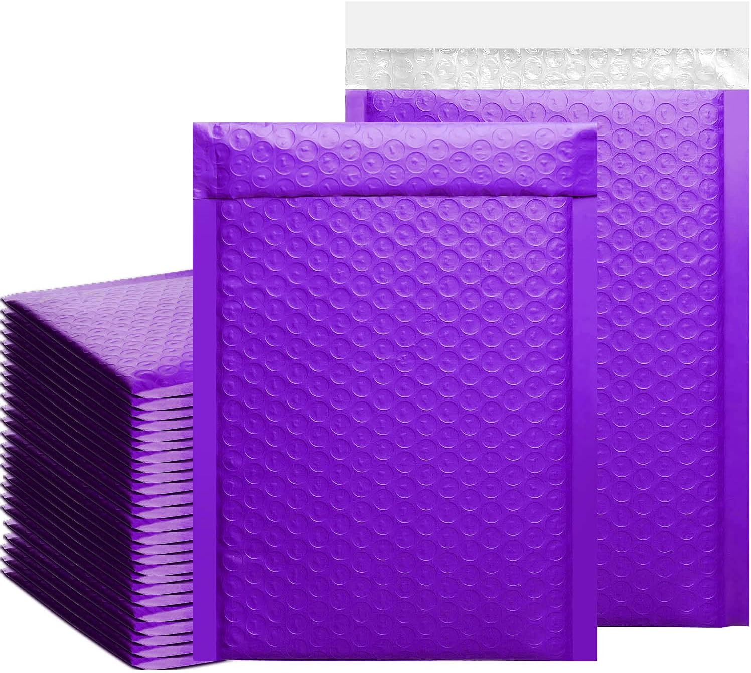 HERKKA 6x10 Inch Teal Poly Bubble Mailers Padded Envelopes Self Seal Envelopes Bags Pack of 25 (Inside Size: 6x9")