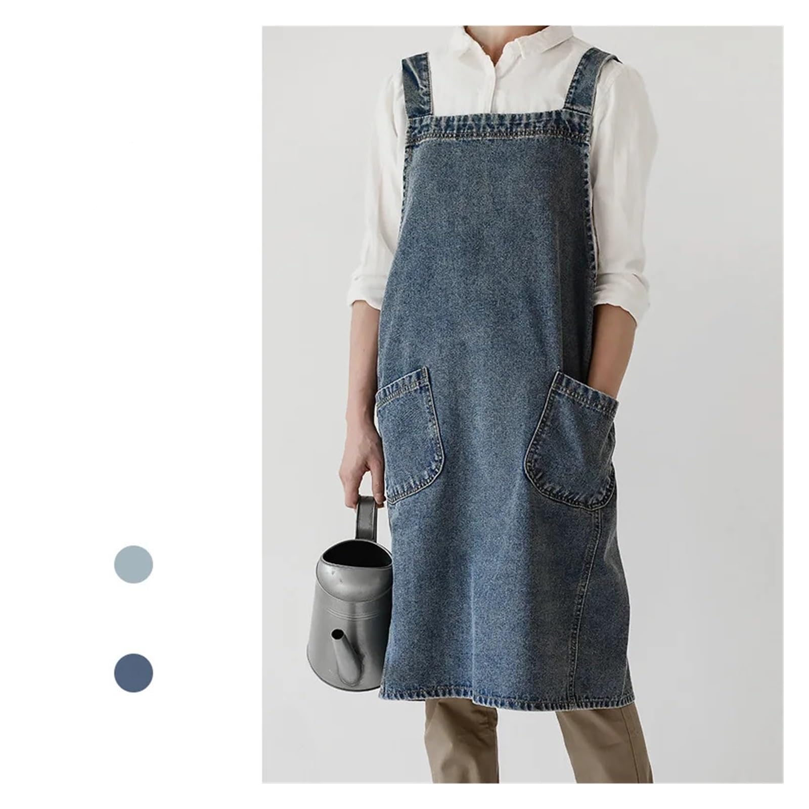 Tablier Tablier de cuisine en toile coton et denim