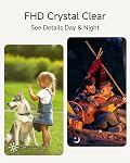 Noorio 2MP Security Cameras Wireless Outdoor Battery Powered Camera Surveillance Exterieur for Home, Color Night Vision, AI Motion Detection, 2.4G WiFi, IP66, 32GB Local Storage, 2-Way Audio (2 Pack)