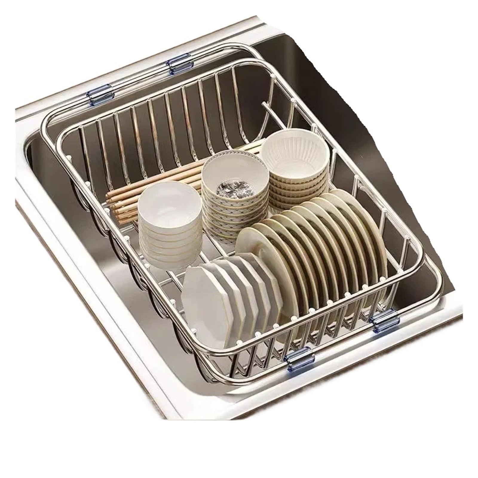 VIOLDHHJK Expandable Draining Basket Telescopic Sink Drain Basket