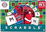 Mattel Games HCK88 - Scrabble FC Bayern München Bundesliga Edition, Familien Brettspiel mit Glossar der lokalen Wörter & Slang, Geschenk für Teenager, Erwachsene oder Familien Spielabend