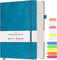 Vista 9 de Cuaderno de rayas universitarias, cuaderno grande con rayas B5, cuaderno de trabajo de 314 páginas numeradas con calcomanías de índice, papel
