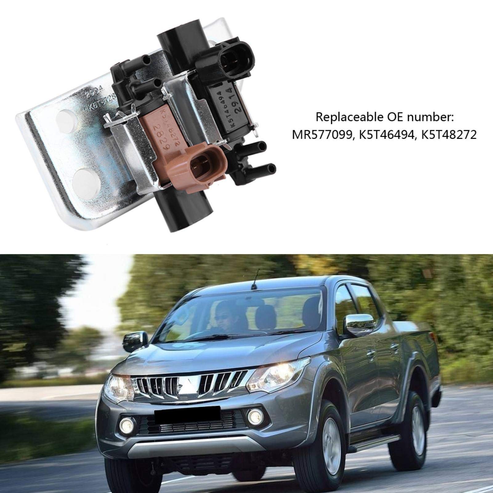 Electrovanne Pression Turbo L200 Qiilu Emissione Elettrovalvola, Auto Turbo Boost Emissione Elettrovalvola Per Adatto Per Sho_gun Triton L200 Mr577099 K5t46494 K5t48272 L200 Anima