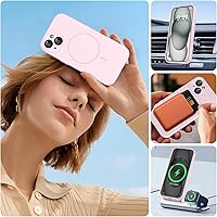 Vista 1146 de Miracase Funda diseñada para iPhone 13 Pro Max con protector de pantalla, [forro de microfibra suave antiarañazos], funda protectora de silicona