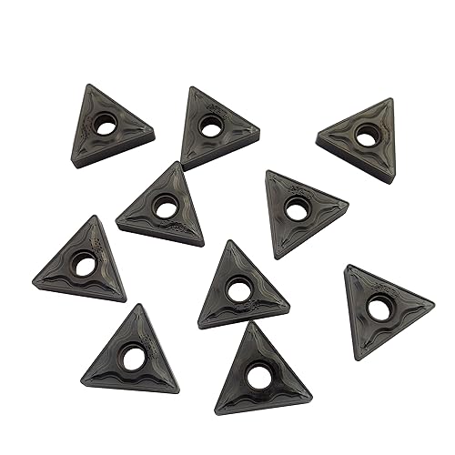 Miniatura 16 de GBJ TNMG431 TNMG220404-HM 10 piezas de insertos de carburo insertos de torneado para torno de procesamiento de piezas de acero para herramientas