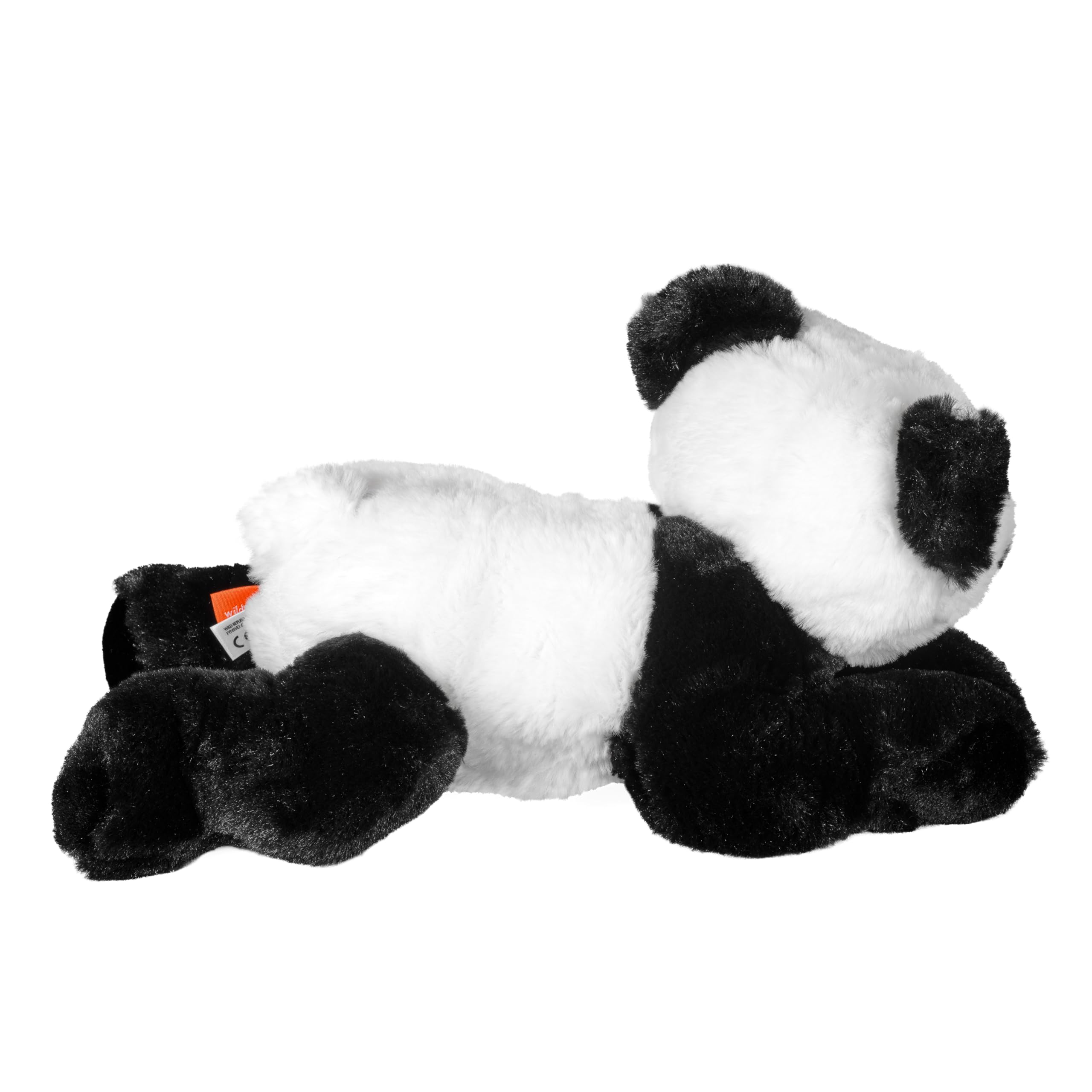 Wild Republic Ecokins Panda, Peluche Per Bambini 30 cm, Peluche Di Qualità, Regalo Di Compleanno, Giocattoli Ecologici, Creato Riciclando 16 Bottiglie In Plastica