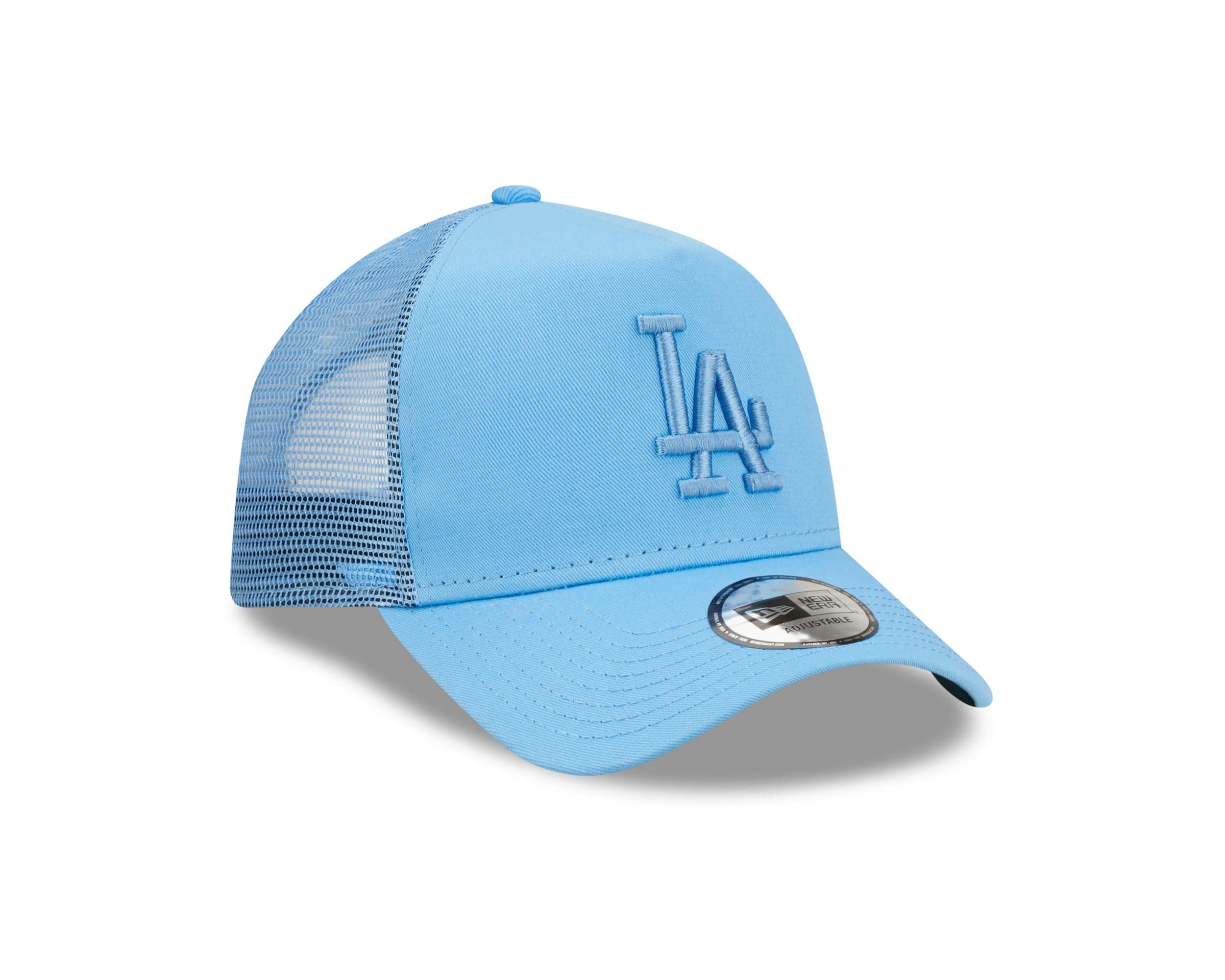 New Era Los Angeles Dodgers Türkis Fan Kappe Baseball A-Frame verstellbart Trucker Cap - One-Size