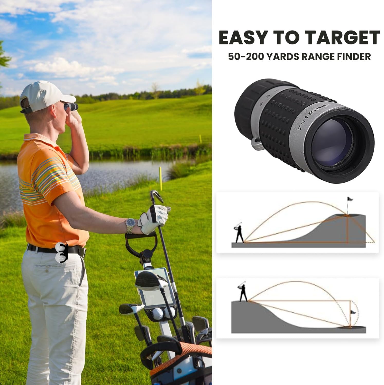 Golf Gifts for Men and Women,Golf Accessories Set with Hi-End Case,Golf Balls,Golf Tees,Golf Multifunctional Divot Tool,Rangefinder Golf Brush,Golf Scorer，Golf Ball Clamp