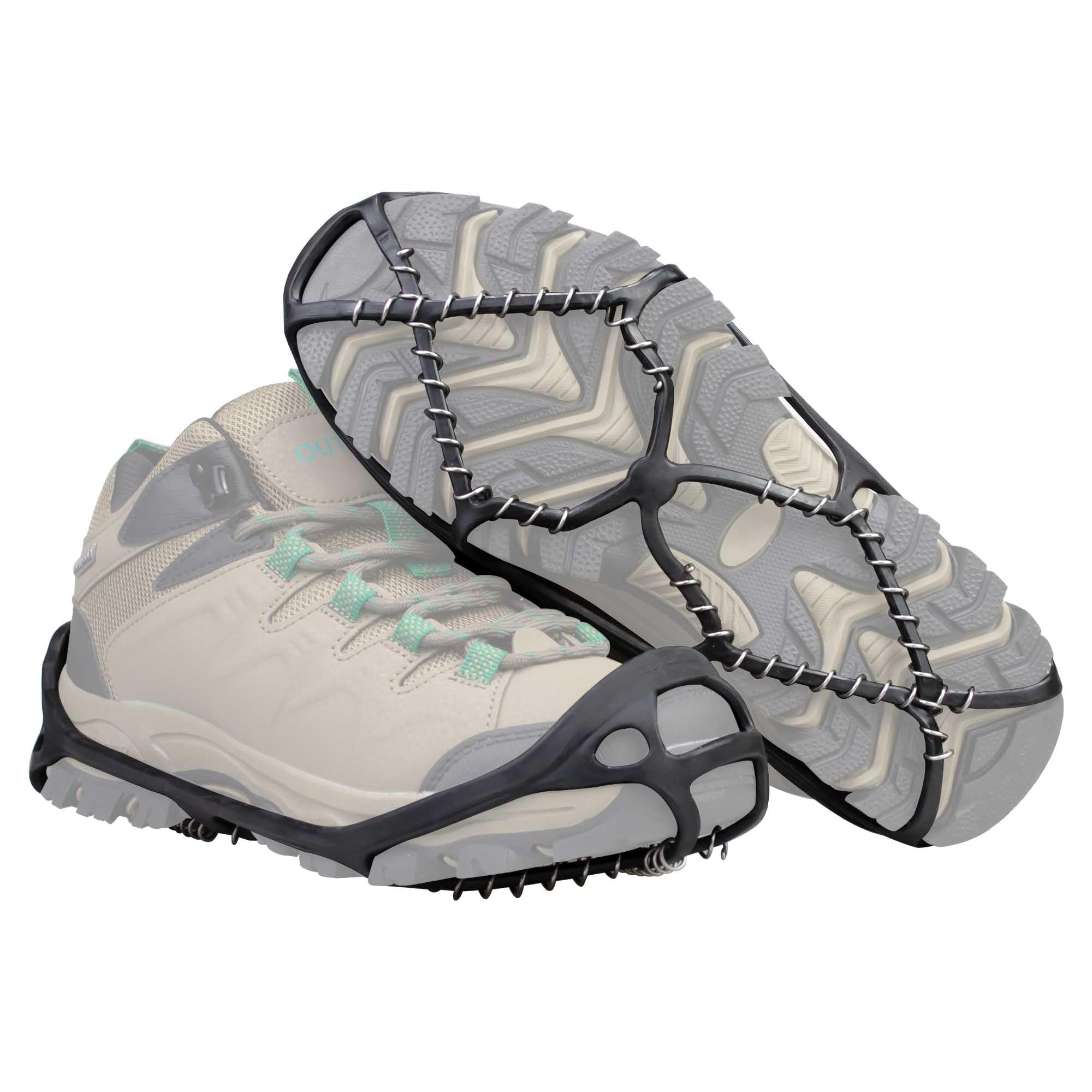 Walk Traction Cleats Ice Snow Grips Raki do butów i butów – antypoślizgowe przenośne elastyczne obuwie do biegania po śniegu i lodzie