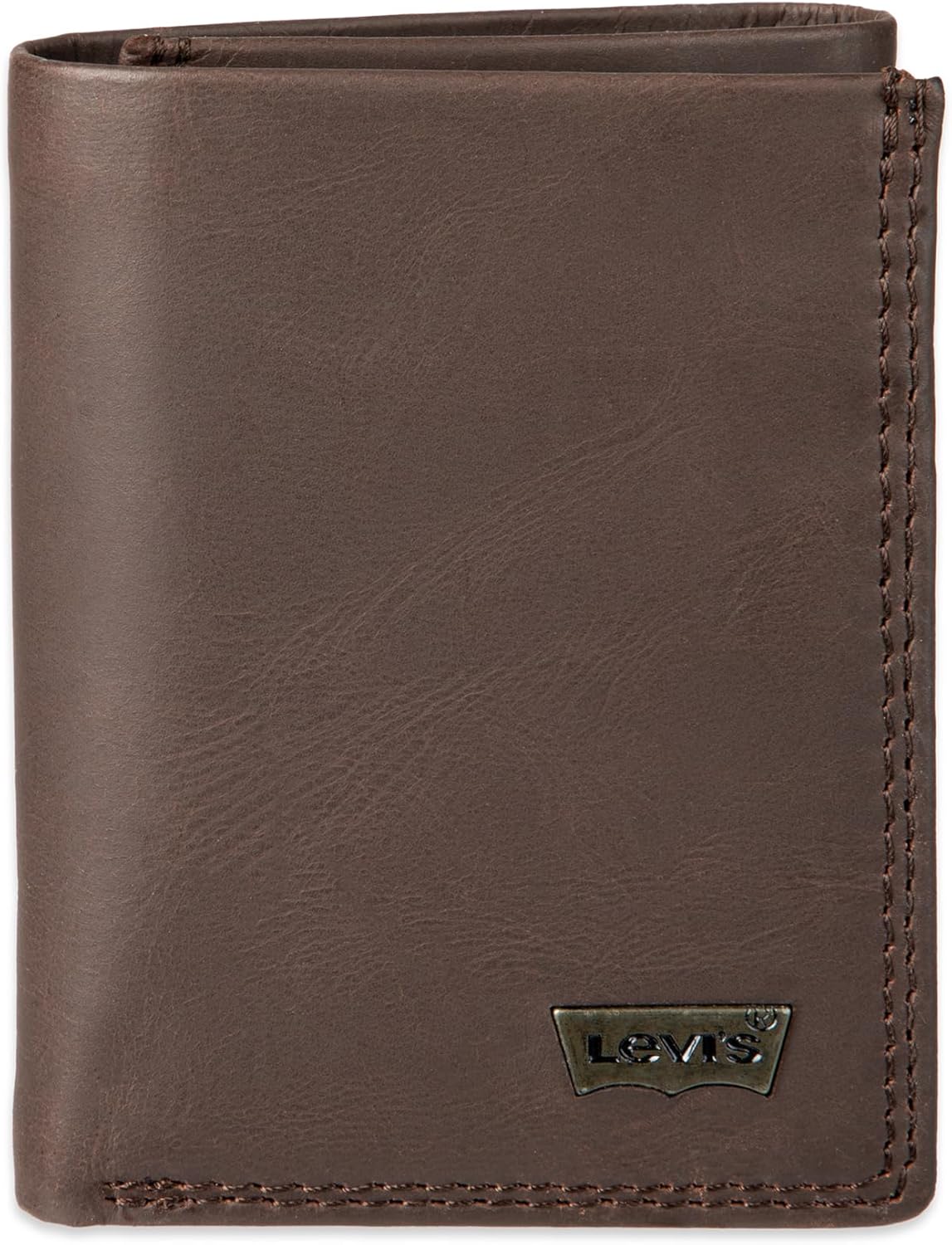 Levi's Men's RFID Trifold Wallet-Sleek and Slim Includes ID Window and Credit Card Holder