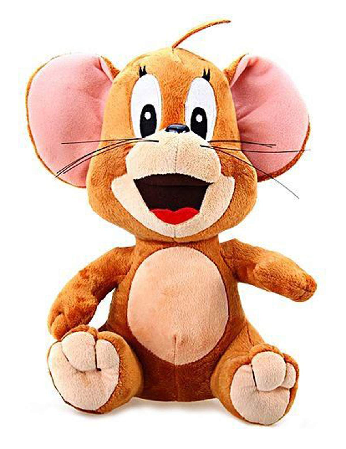 Tickles Kids Favourite Clever Cartoon Character Mouse Animals Soft Stuffed Plush Toy for Baby Boys Girls Birthday Gifts (Color: Brown Size: 28 cm)