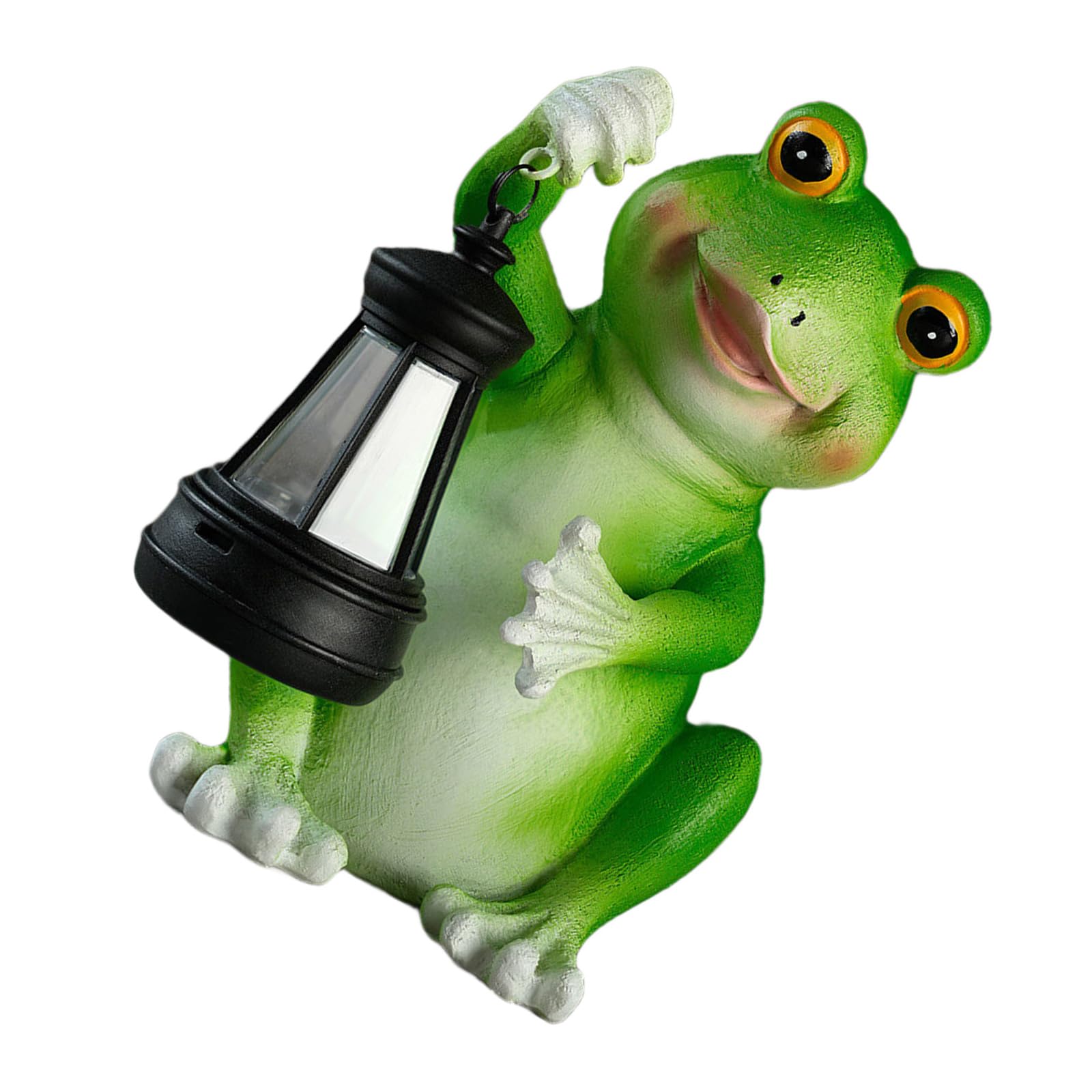 Lampe solaire grenouille résine抗 intempéries pour sublimer un patio terne et résister à la pluie