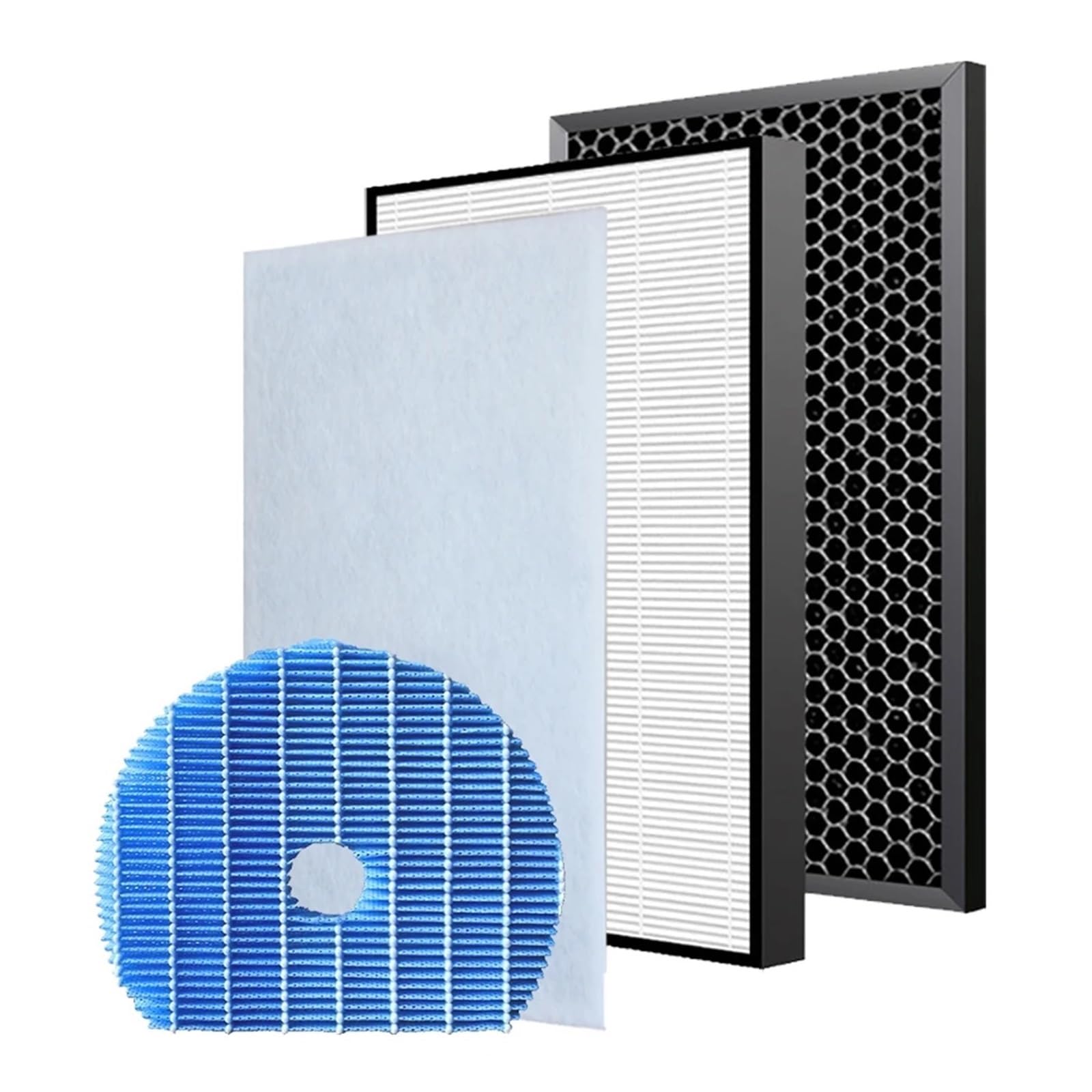 Filtr Hepa H13, Compatible With Sharp, Dla KC-G40EU KC-G40EUW KC-G40EUH KC-G50EU KC-G50EUW KC-G50EUH Oczyszczacz Powietrza Węglowy Filtr Nawilżający(1set and Humidifier)