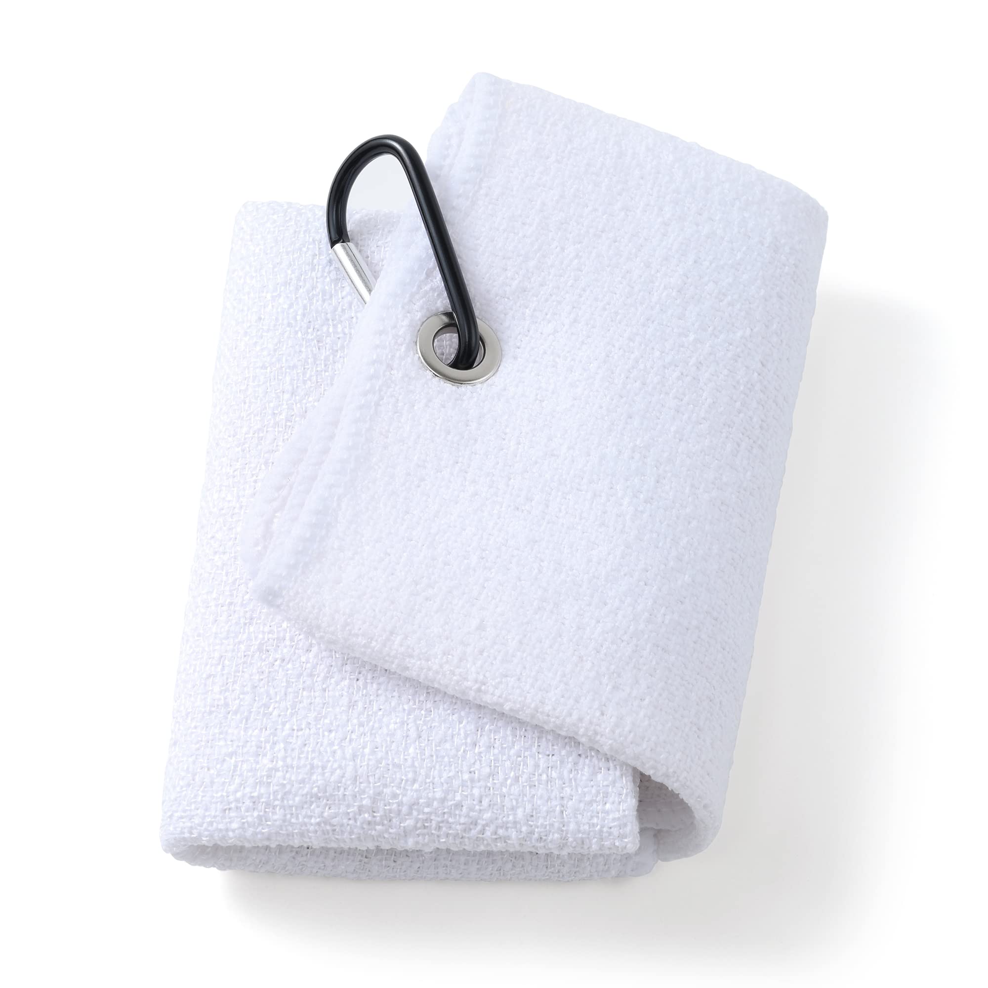 Mile High Life | Tri-fold Microfiber Golf Towel | Innovative Dual Side Design w/Dirt Scrub Side and Soft Cleaning Side | Light Weight | Excellent Water Absorbance | Please Watch Video (Colors)