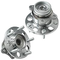 Vista 19 de Detroit Axle - 2 bujes de rodamiento de rueda traseros para Suzuki Aerio 2002-2007, Suzuki Esteem 1995-2002, 2 rodamientos de rueda completos