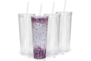 DIY Snow Globe Tumbler: Sip & Sparkle with Sweet Grain's 24oz Acrylic Creation