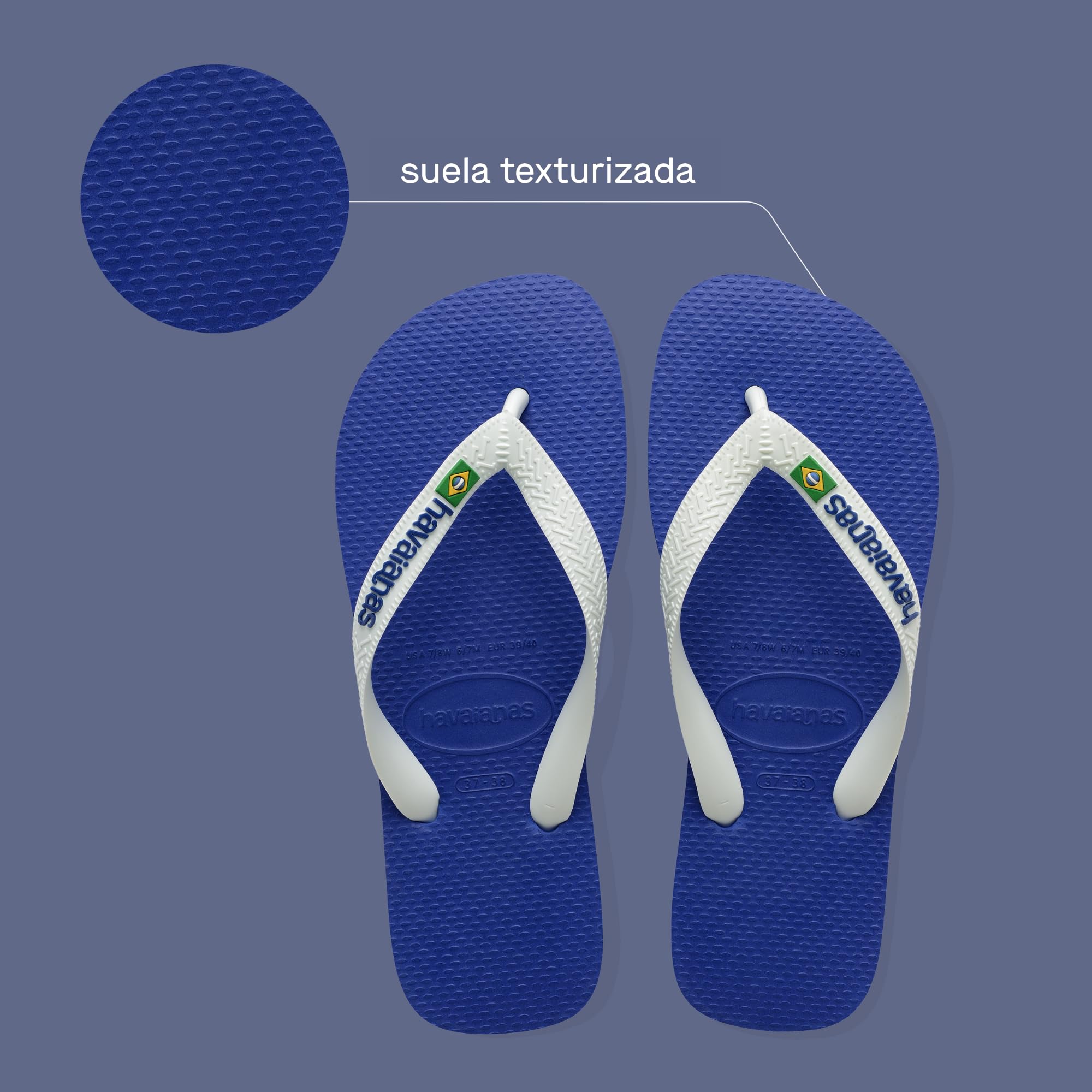 Havaianas Top Brasil Logo Unisex adulto Chanclas
