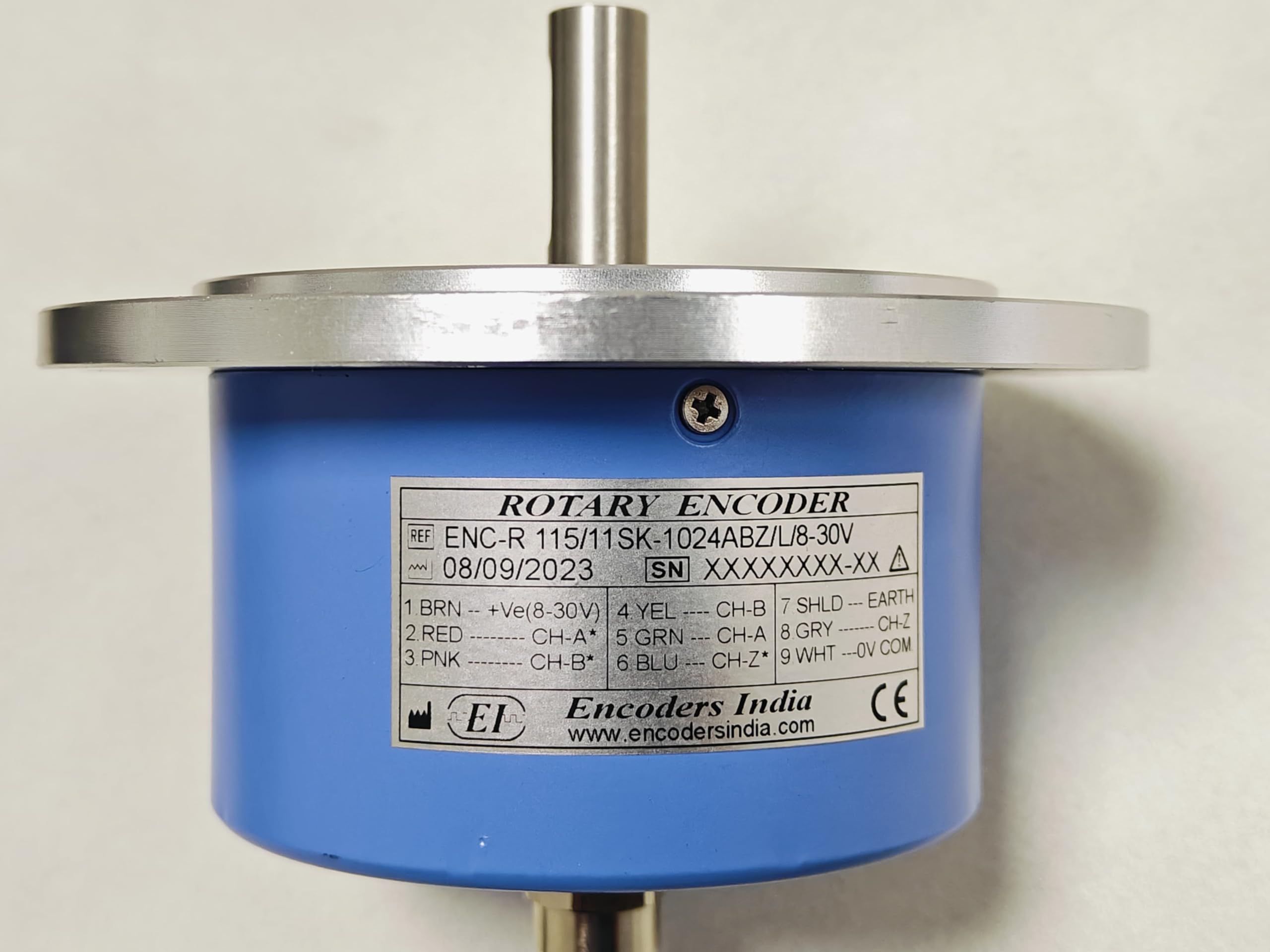 Encoders India ROTARY INCREMENTAL ENCODER Outer Dia 115mm,shaft