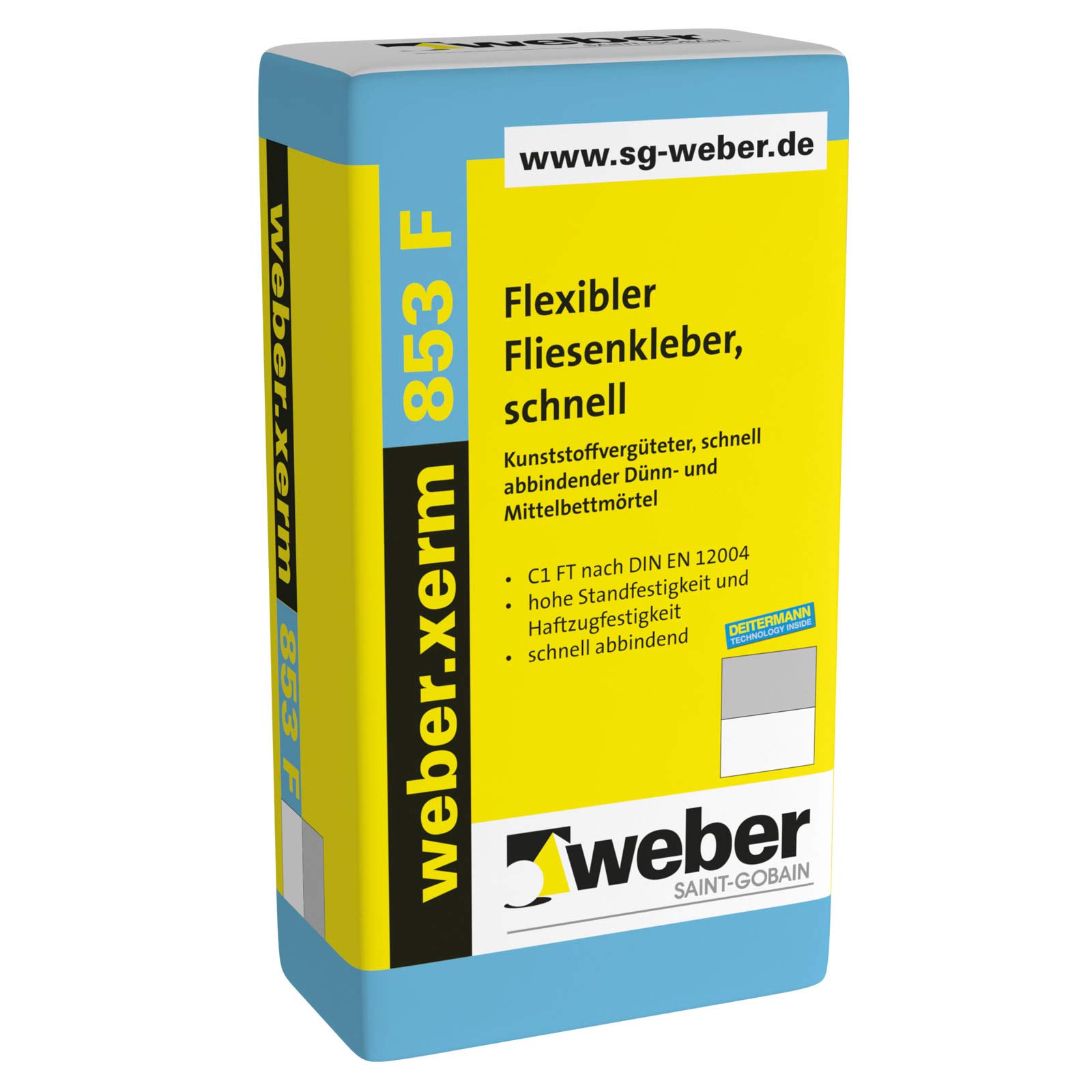 weber.xerm 853 F - Flexibler Fliesenkleber, schnell