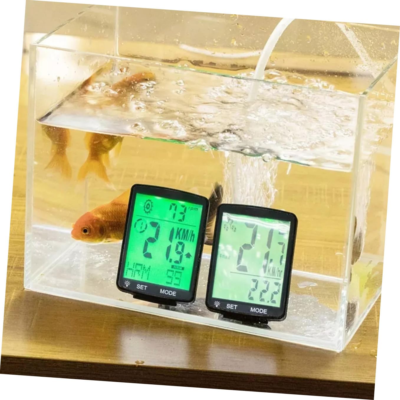 Sosoport Compteur Velo sans Fil pour Bicycle, Compteur de Vitesse de Vélo et Odomètre, Écran LCD, Design Compact et Léger Cyclisme
