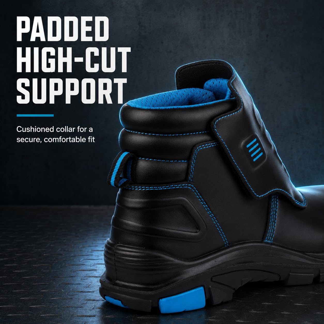 BWOLF Welder Pro HI S3 - Scarpe da lavoro resistenti al fuoco, suola antiscivolo in PU/gomma, pelle resistente al calore