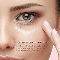 Vista 7 de Retinol Eye Stick, bálsamo para ojos antienvejecimiento con cafeína y vitamina C, reduce las arrugas, ojeras, hinchazón, bolsas debajo de los ojos