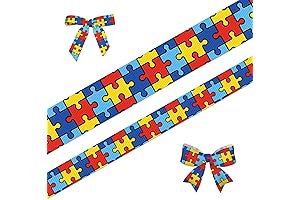 Autism Awareness Puzzle Piece Ribbon for Calming and Creativity
