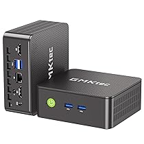 GMKtec G3 Pro Mini PC 16GB RAM 256GB SSD M.2 Intel i3-10110U 4.1GHz Mini Desktop con supporto VESA per ufficio, casa, azienda, HTPC, Proxmox, doppio display 4K, WiFi 5