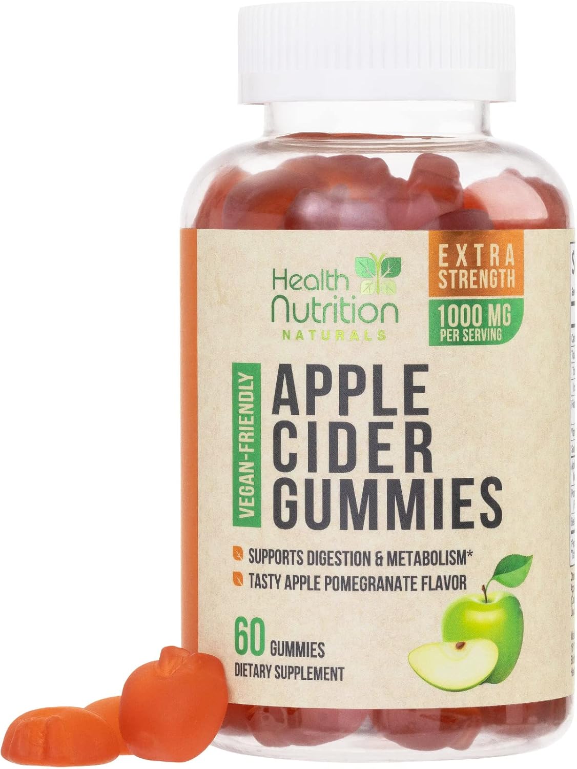 Vegan Apple Cider Vinegar Gummies Digestion & Guinea Ubuy