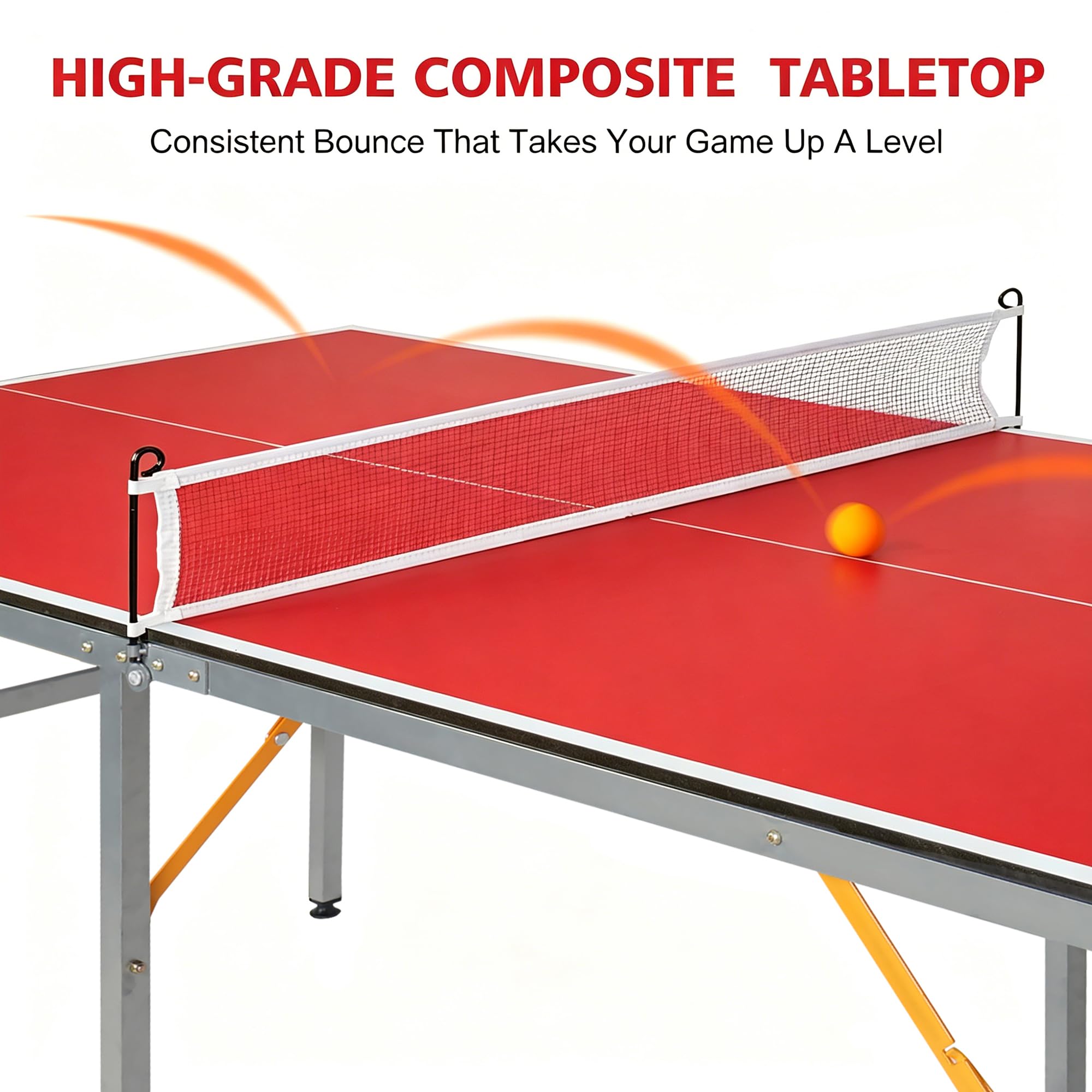 Tavolo da ping pong professionale pieghevole e mobile per interni ed esterni, modalità di riproduzione singola per competizioni di allenamento in famiglia