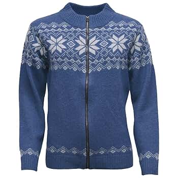 ICEWEAR Nótt Angora Blend Sweater (XS, Blue) at Amazon