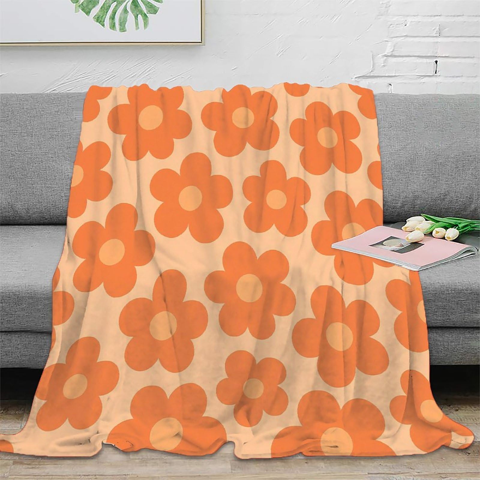 Couverture Cadeau Anniversaire 150x200cm pour Soirée Cocooning Salon