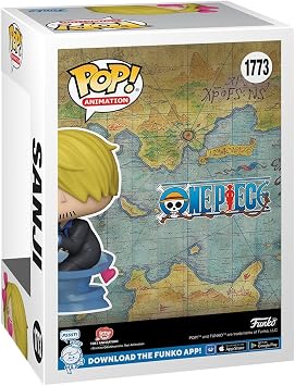 Funko Pop Animasyon: One Piece - Sanji | Resmi Anime Gadget - Koleksiyon Vinil Karakter - Hayranlar ve Koleksiyoncular için Doğum Günü Hediyesi Fikri