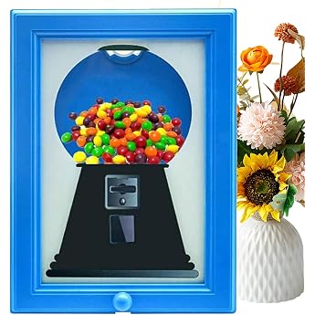 Candy Dispenser Frame Candy Dispenser for Desk Candy Dispenser Picture Frame for Table Counter Home Kitchen Birthdays and Holidays