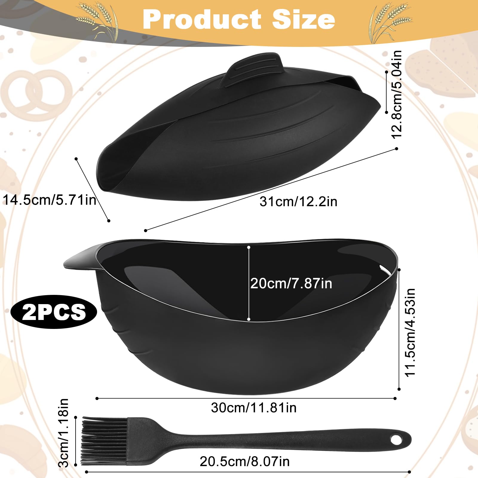 Coolinato Bol Universel 3 En 1 Silicone - Moule à Pain, Mélanger Et Cuire à La Vapeur - Résistant 230°C