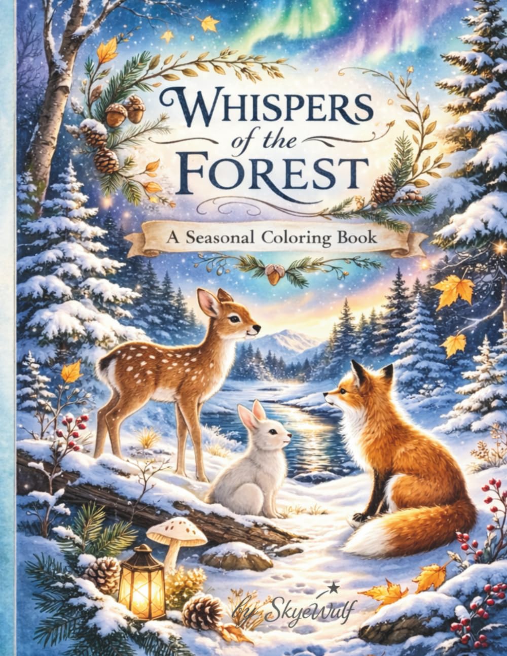 Whispers of the Forest seasonal coloring book