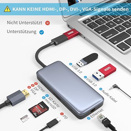 Vista 24 de XAOSUN [10 Gbps] Adaptador USB C hembra a USB macho (paquete de 2), adaptador 3.1 USB A a C, sincronización de datos SuperSpeed unilateral y carga