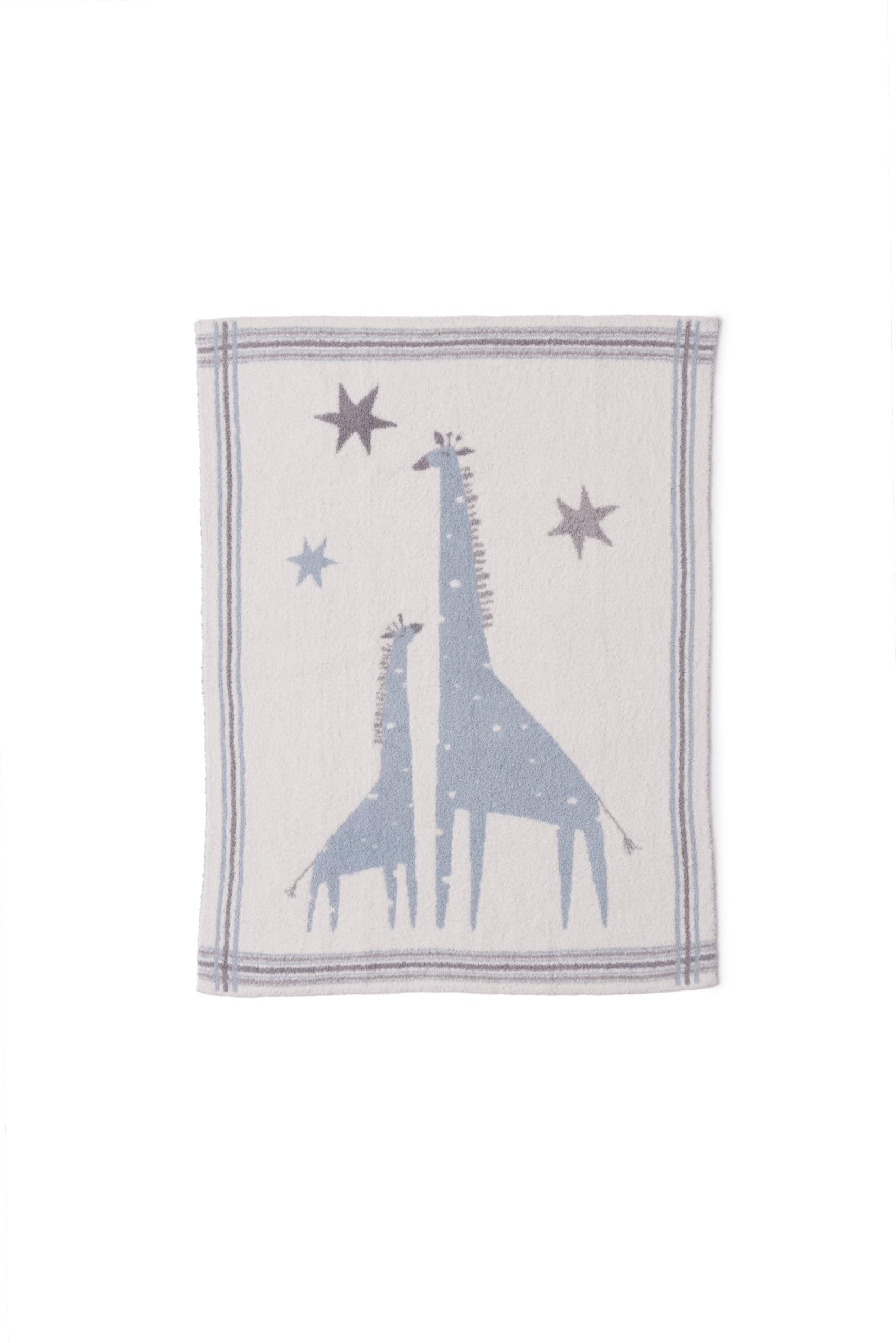Barefoot Dreams® CozyChic® Giraffe Stroller Blanket, Rain Drop Multi, 30"x40"