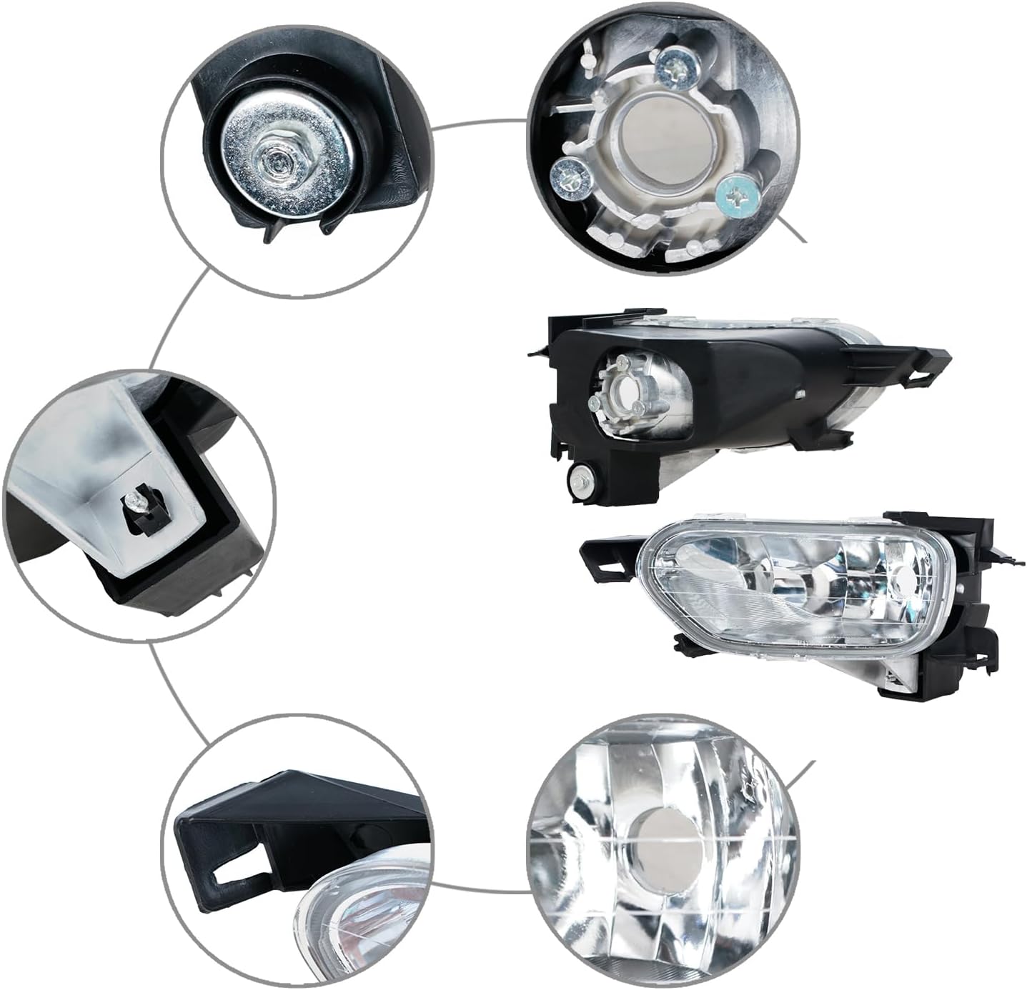 Front Bumper Fog Light For Honda CR-V RD5 RD7 2002 2003 2004 Driving Lamp 33951-S9A-003 33901-S9A-003 Left&Right