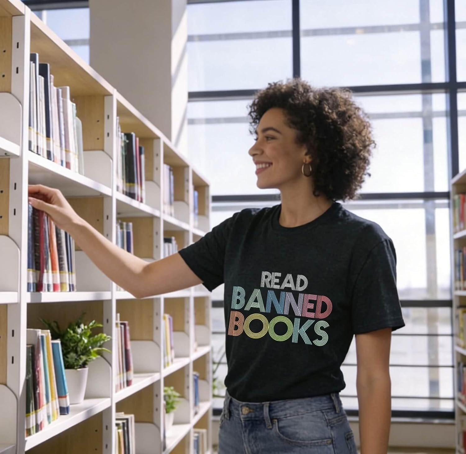 Book Lover Shirts for Women Reading T-Shirt Gifts for Teacher Librarian Readers Bookworms Bibliophile - Image 3