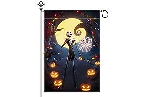 Zero and Jack Skellington Nightmare Before Christmas Yard Sign