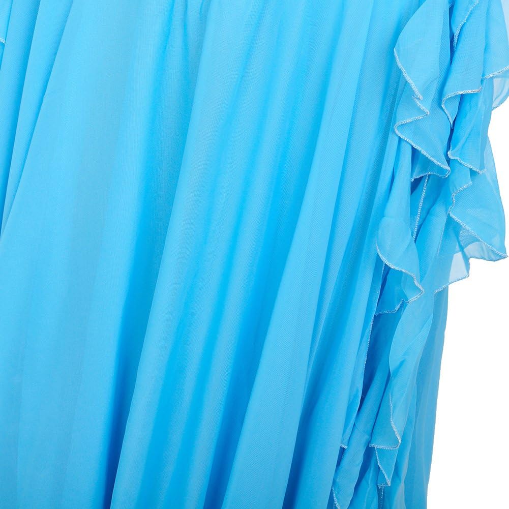 ROYAL SMEELA Chiffon Belly Dance Skirt Slit Bellydance Skirts Tribal Belly Dancer Costumes for Women Carnival Outfit