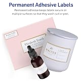 Avery Printable Rectangle Labels, 2" x 4" Blank Labels, Shipping, Matte White, Metallic Gold Border, Permanent Adhesive, Laser/Inkjet Printable, 100 Total (6506) – view 7