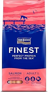 FISH4DOGS フィッシュ4ドッグ FISH 4 DOGS ドッグフード ファイネスト サーモン 小粒 6kg
